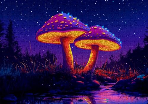 Puzzle 500 Teile Pilz Puzzle Erwachsene Anspruchsvol Impossible Rätsel Landschaft 52x38cm Diy Kit Classic Holz jigsaw für Erwachsene und Kinder ab 14 Jahren, Auch Als Geschenke für Frauen Männer C-662 Puzzle 500 Teile Pilz Puzzle Erwachsene Anspruchsvol Impossible Rätsel Landschaft 52x38cm Diy Kit Classic Holz jigsaw für Erwachsene und Kinder ab 14 Jahren, Auch Als Geschenke für Frauen Männer C-662 von Jaalinng