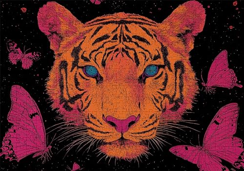 Puzzle 500 Teile Tiger Puzzle Erwachsene Anspruchsvol Impossible Rätsel Schmetterling 52x38cm Diy Kit Classic Holz jigsaw für Erwachsene und Kinder ab 14 Jahren, Auch Geschenke für Frauen Männer C-881 Puzzle 500 Teile Tiger Puzzle Erwachsene Anspruchsvol Impossible Rätsel Schmetterling 52x38cm Diy Kit Classic Holz jigsaw für Erwachsene und Kinder ab 14 Jahren, Auch Geschenke für Frauen Männer C-881 von Jaalinng
