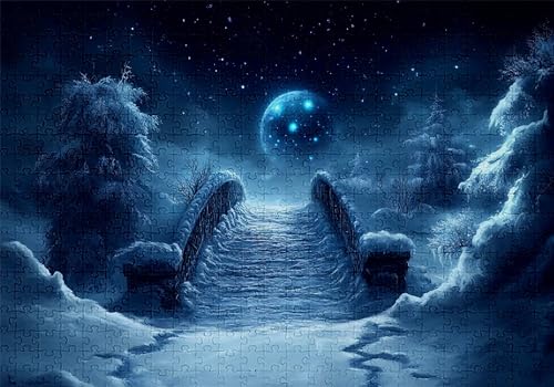 Puzzle 500 Teile Winter Puzzle Erwachsene Anspruchsvol Impossible Rätsel Kleine Brücke 52x38cm Diy Kit Classic Holz jigsaw für Erwachsene und Kinder ab 14 Jahren,Auch Geschenke für Frauen Männer C-187 Puzzle 500 Teile Winter Puzzle Erwachsene Anspruchsvol Impossible Rätsel Kleine Brücke 52x38cm Diy Kit Classic Holz jigsaw für Erwachsene und Kinder ab 14 Jahren,Auch Geschenke für Frauen Männer C-187 von Jaalinng