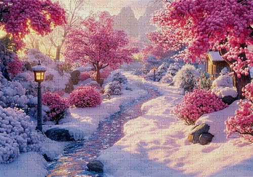 Puzzle 500 Teile Winter Puzzle Erwachsene Anspruchsvol Impossible Rätsel Landschaft 52x38cm DIY Kit Classic Holz Jigsaw für Erwachsene und Kinder ab 14 Jahren, Auch Geschenke für Frauen Männer C-841 Puzzle 500 Teile Winter Puzzle Erwachsene Anspruchsvol Impossible Rätsel Landschaft 52x38cm DIY Kit Classic Holz Jigsaw für Erwachsene und Kinder ab 14 Jahren, Auch Geschenke für Frauen Männer C-841 von Jaalinng