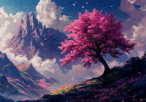 Puzzle 5000 Teile Berg Puzzle Erwachsene Anspruchsvol Impossible Rätsel Blumenbaum 156x105cm DIY Kit Classic Holz Jigsaw für Erwachsene und Kinder ab 14 Jahren, Auch Geschenke für Frauen Männer C-9 Puzzle 5000 Teile Berg Puzzle Erwachsene Anspruchsvol Impossible Rätsel Blumenbaum 156x105cm DIY Kit Classic Holz Jigsaw für Erwachsene und Kinder ab 14 Jahren, Auch Geschenke für Frauen Männer C-9 von Jaalinng