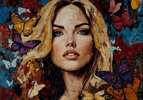 Puzzle 5000 Teile Frau Puzzle Erwachsene Anspruchsvol Impossible Rätsel Schmetterling 156x105cm DIY Classic Holz Jigsaw für Erwachsene und Kinder ab 14 Jahren, Auch Geschenke für Frauen Männer C-923 Puzzle 5000 Teile Frau Puzzle Erwachsene Anspruchsvol Impossible Rätsel Schmetterling 156x105cm DIY Classic Holz Jigsaw für Erwachsene und Kinder ab 14 Jahren, Auch Geschenke für Frauen Männer C-923 von Jaalinng