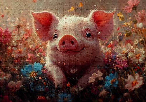 Puzzle 5000 Teile Schweinchen Puzzle Erwachsene Anspruchsvol Impossible Rätsel Blumen 156x105cm DIY Classic Holz Jigsaw für Erwachsene und Kinder ab 14 Jahren, Auch Geschenke für Frauen Männer C-428 Puzzle 5000 Teile Schweinchen Puzzle Erwachsene Anspruchsvol Impossible Rätsel Blumen 156x105cm DIY Classic Holz Jigsaw für Erwachsene und Kinder ab 14 Jahren, Auch Geschenke für Frauen Männer C-428 von Jaalinng