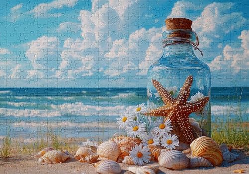 Puzzle 5000 Teile Seestern Puzzle Erwachsene Anspruchsvol Impossible Rätsel Gänseblümchen 156x105cm DIY Classic Holz Jigsaw für Erwachsene und Kinder ab 14 Jahren, Auch Geschenke Frauen Männer C-40 von Jaalinng