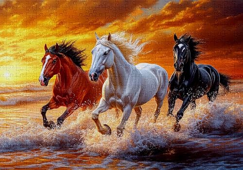 Puzzle 5000 Teile Strand Puzzle Erwachsene Anspruchsvol Impossible Rätsel Pferd 156x105cm Diy Kit Classic Holz jigsaw für Erwachsene und Kinder ab 14 Jahren, Auch Als Geschenke für Frauen Männer C-746 Puzzle 5000 Teile Strand Puzzle Erwachsene Anspruchsvol Impossible Rätsel Pferd 156x105cm Diy Kit Classic Holz jigsaw für Erwachsene und Kinder ab 14 Jahren, Auch Als Geschenke für Frauen Männer C-746 von Jaalinng
