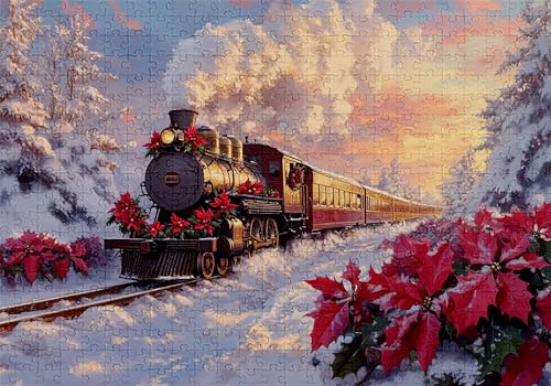 Puzzle 5000 Teile Zug Puzzle Erwachsene Anspruchsvol Impossible Rätsel Winter 156x105cm DIY Classic Holz Jigsaw für Erwachsene und Kinder ab 14 Jahren, Verfügbar Als Geschenke für Frauen Männer C-575 Puzzle 5000 Teile Zug Puzzle Erwachsene Anspruchsvol Impossible Rätsel Winter 156x105cm DIY Classic Holz Jigsaw für Erwachsene und Kinder ab 14 Jahren, Verfügbar Als Geschenke für Frauen Männer C-575 von Jaalinng