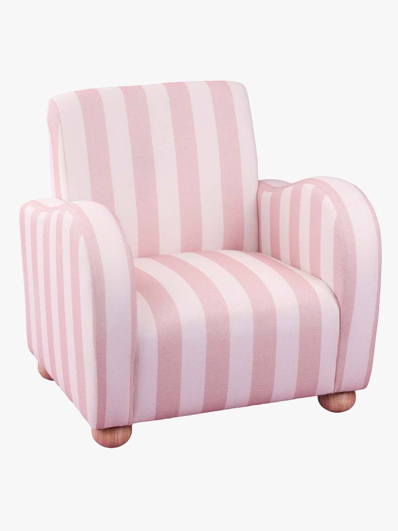 Jabadabado Sessel Gestreift, Rosa/Weiß, Kindersessel Jabadabado Sessel Gestreift, Rosa/Weiß, Kindersessel von Jabadabado