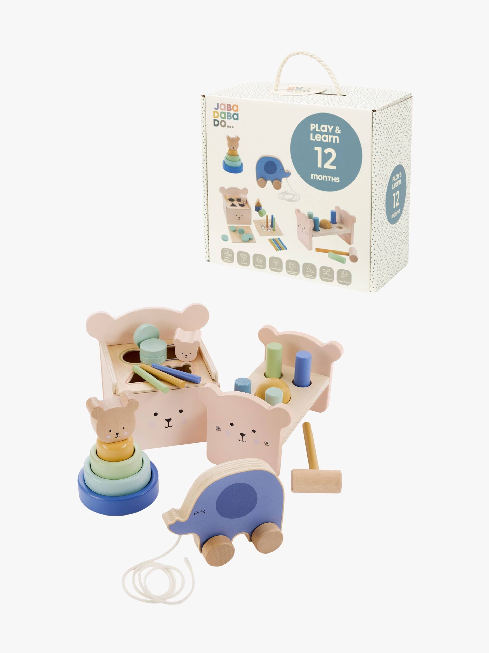 Jabadabado Spiel- Und Lernbox Teddy von Jabadabado