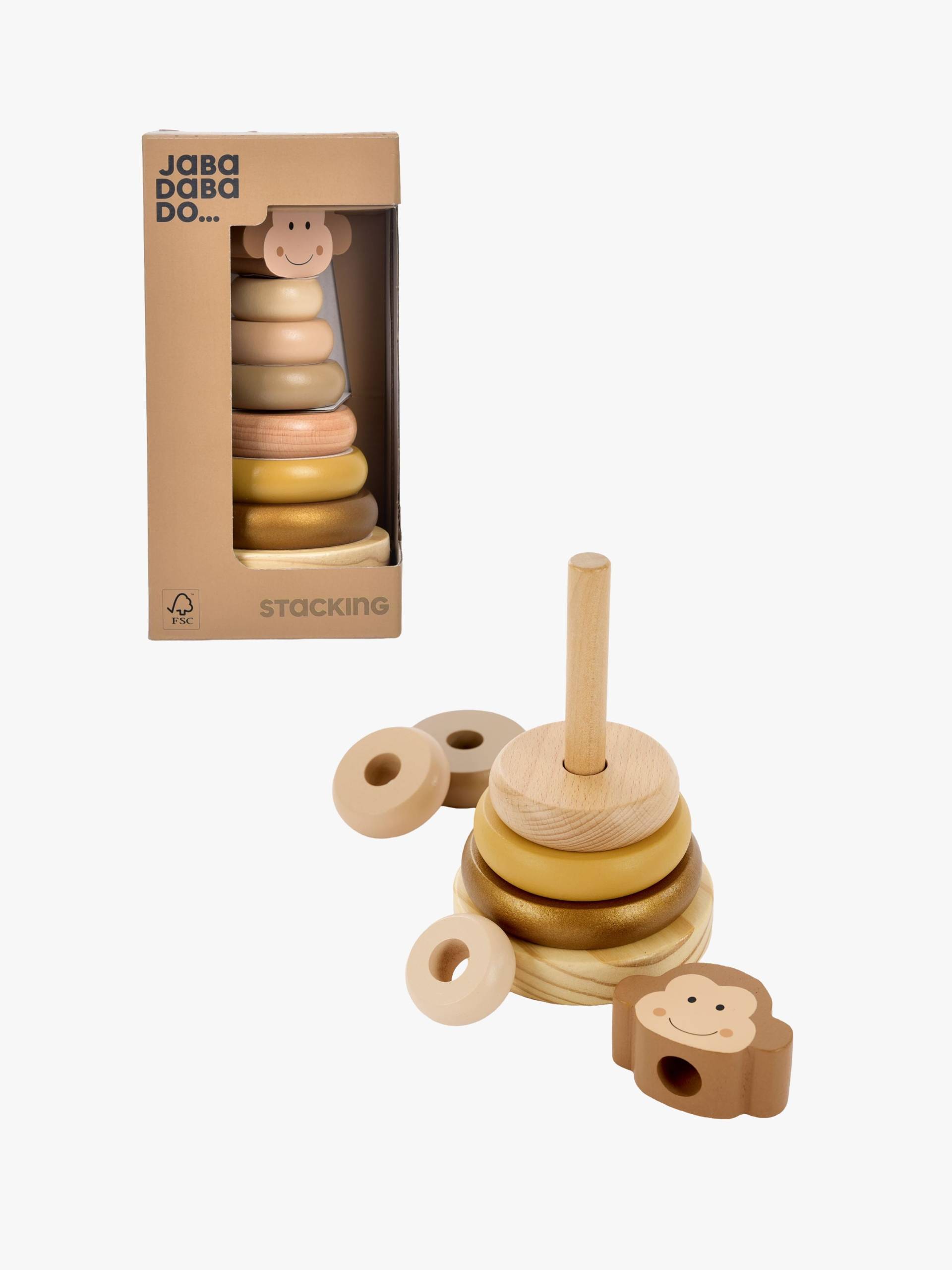 Jabadabado Stapelspielzeug Affe, Babyspielzeug Jabadabado Stapelspielzeug Affe, Babyspielzeug von Jabadabado