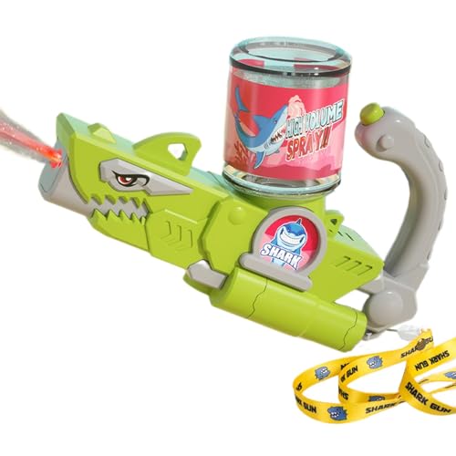 Jacekee Hai-Nebel-Sprühspielzeug, Hai-Wasserspielzeug | Elektrisches Spielzeug in Haiform mit Licht und Ton | Wasserspiel, tragbares Outdoor-Spielzeug für Jungen und Mädchen auf Spielplätzen von Jacekee