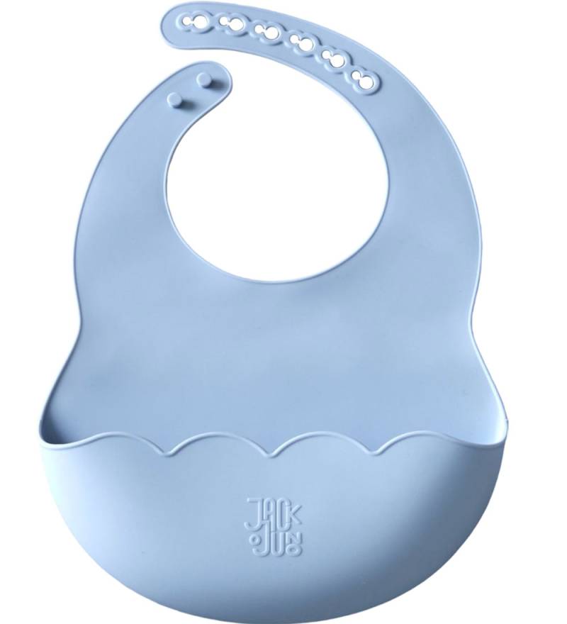 Jack o Juno Lätzchen - Silikon - Poppy - Pale Blue - Jack o Juno - One Size - Lätzchen Jack o Juno Lätzchen - Silikon - Poppy - Pale Blue - Jack o Juno - One Size - Lätzchen von Jack o Juno
