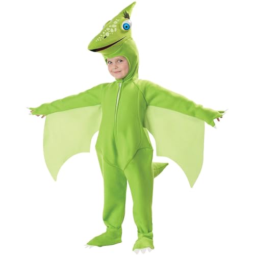 Jackolume Drachenkostüm für Kinder, Pterodaktyl-Dinosaurier-Overall mit Kapuze, Drachenflügeln und Schwanz für Jungen und Mädchen, Halloween, Dino-Motto-Party, Cosplay-Party Jackolume Drachenkostüm für Kinder, Pterodaktyl-Dinosaurier-Overall mit Kapuze, Drachenflügeln und Schwanz für Jungen und Mädchen, Halloween, Dino-Motto-Party, Cosplay-Party von Jackolume