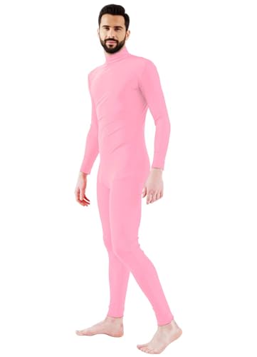 Jackolume Ganzkörperanzug für Herren und Damen, dehnbares Kostüm, Unisex, Erwachsene, Kinder, Zentai-Overall, langärmelig, Einteiler, Bodysuits ohne Kapuze, Füße, Hände für Halloween, Cosplay, Rosa Jackolume Ganzkörperanzug für Herren und Damen, dehnbares Kostüm, Unisex, Erwachsene, Kinder, Zentai-Overall, langärmelig, Einteiler, Bodysuits ohne Kapuze, Füße, Hände für Halloween, Cosplay, Rosa von Jackolume