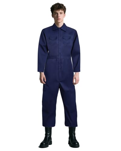 Jackolume Halloween-Kostüm für Kinder, Jungen, Horror-Killer, Michael Cosplay, gruselige Outfits, marineblauer Overall Jackolume Halloween-Kostüm für Kinder, Jungen, Horror-Killer, Michael Cosplay, gruselige Outfits, marineblauer Overall von Jackolume