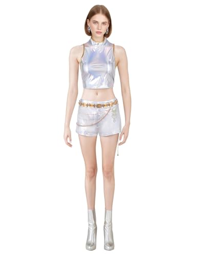 Jackolume Kpop Super Star Rumi Cosplay Kostüm für Erwachsene, Kpop Jäger Kostüm Rumi Idol Bühne Outfits Halloween Cosplay Komplettes Set mit Zubehör für Frauen Jackolume Kpop Super Star Rumi Cosplay Kostüm für Erwachsene, Kpop Jäger Kostüm Rumi Idol Bühne Outfits Halloween Cosplay Komplettes Set mit Zubehör für Frauen von Jackolume