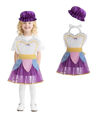 Jackolume Mrs Potts Kostüm für Erwachsene, Damen, Mrs Potts Teekannenkleid, Dienstmädchenschürze mit Hut, Halloween, Party, Karneval, Outfits für Damen Jackolume Mrs Potts Kostüm für Erwachsene, Damen, Mrs Potts Teekannenkleid, Dienstmädchenschürze mit Hut, Halloween, Party, Karneval, Outfits für Damen von Jackolume