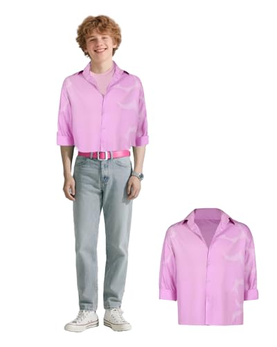 Kpop Demon Saja Jungen Jinu Kostüm für Kinder, Jungen Jinu Saja Boy Pink Cosplay Shirt K Pop Idol Bluse Top Halloween Karneval Party Outfits Kpop Demon Saja Jungen Jinu Kostüm für Kinder, Jungen Jinu Saja Boy Pink Cosplay Shirt K Pop Idol Bluse Top Halloween Karneval Party Outfits von Jackolume