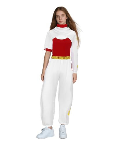 Zombies Nova-Kostüm für Damen, Zombies, Daywalker, Cheerleader, Cosplay, Outfits, Schuluniformen, Kapuzen-Sweatshirt, Oberteil und Hose, Halloween-Party, Verkleiden Zombies Nova-Kostüm für Damen, Zombies, Daywalker, Cheerleader, Cosplay, Outfits, Schuluniformen, Kapuzen-Sweatshirt, Oberteil und Hose, Halloween-Party, Verkleiden von Jackolume