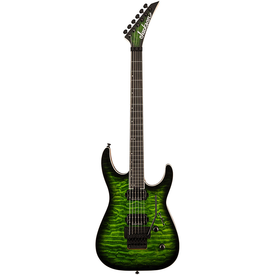 Jackson PRO PLUS Dinky DKAQ Emerald Green E-Gitarre von Jackson