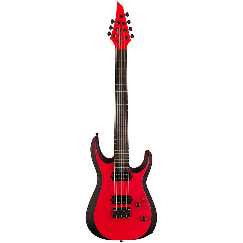 Jackson PRO PLUS MDK7 HT Satin Red Black Bevels E-Gitarre Jackson PRO PLUS MDK7 HT Satin Red Black Bevels E-Gitarre von Jackson