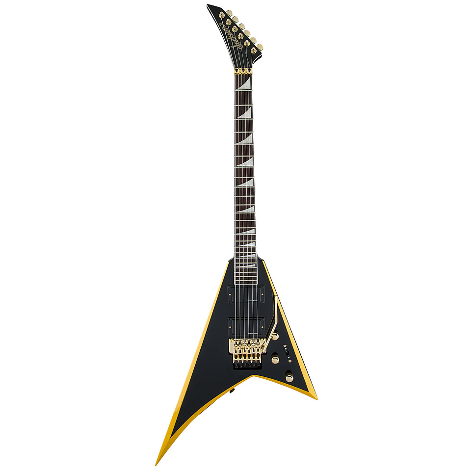 Jackson Rhoads RRX24 BK w/ Yellow Bevels E-Gitarre von Jackson