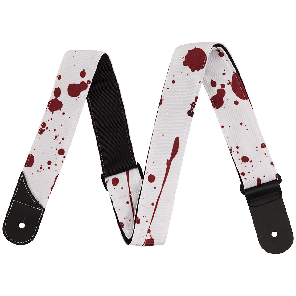 Jackson Splatter Strap White & Red Gitarrengurt Jackson Splatter Strap White & Red Gitarrengurt von Jackson