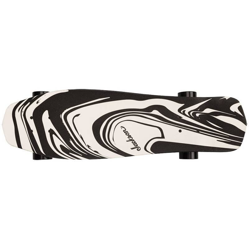 Jackson Swirl Skateboard, Black and White Geschenkartikel von Jackson