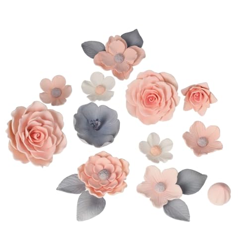 Zuckerblumen Set Lila, Pfirsich, rosa Zuckerblumen Set Lila, Pfirsich, rosa von Jacobi Decor
