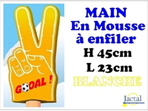 Jactal 505-MAIN Main Gant Mousse Goal 450 x 260 cm Weiß spielzeuge, bunt, Large Jactal 505-MAIN Main Gant Mousse Goal 450 x 260 cm Weiß spielzeuge, bunt, Large von Jactal