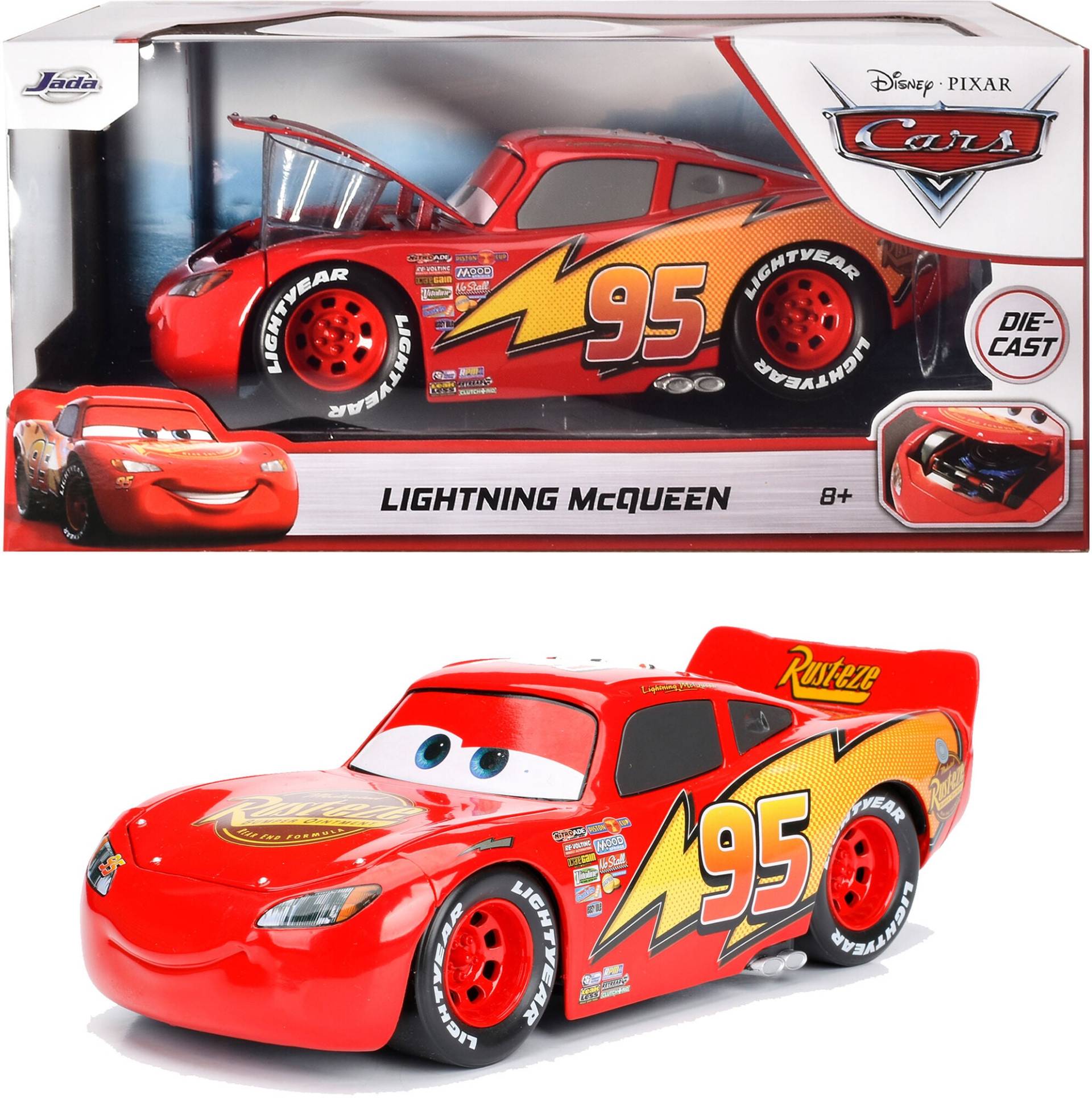 Auto Disney Lightning McQueen 1:24 Auto Disney Lightning McQueen 1:24 von Jada Toys
