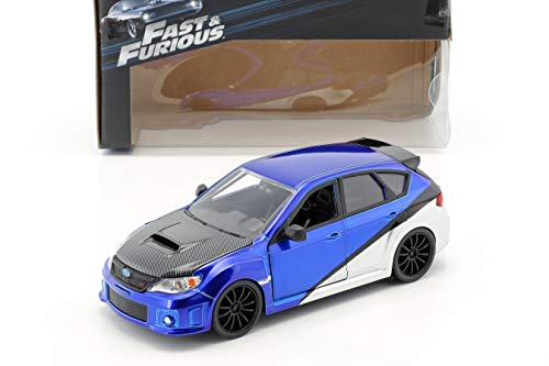Brian's Subaru Impreza WRX STi Film Fast und Furious (2009) blau / Silber / schwarz 1:24 Jada Toys von Jadatoys