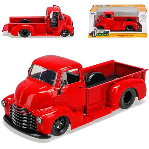Chevrolet Chevy COE Pick-Up Normal Rot 1952 1/24 Jada Modell Auto Chevrolet Chevy COE Pick-Up Normal Rot 1952 1/24 Jada Modell Auto von Jada Toys