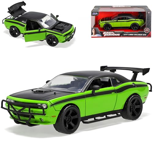 Dodge Challenger Grün Schwarz The Fast and Furious 7 2008 1/24 Jada Modell Auto Dodge Challenger Grün Schwarz The Fast and Furious 7 2008 1/24 Jada Modell Auto von Jada Toys