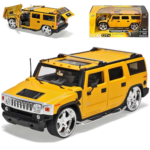 Hummer H2 H 2 SUV Tuning Gelb 1/24 Jada Modellauto Modell Auto Hummer H2 H 2 SUV Tuning Gelb 1/24 Jada Modellauto Modell Auto von Jada Toys