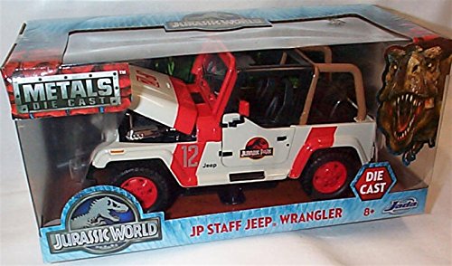 JADA METALS 1:24 W/B - JURASSIC WORLD - JP STAFF JEEP WRANGLER by Jada JADA METALS 1:24 W/B - JURASSIC WORLD - JP STAFF JEEP WRANGLER by Jada von Jada