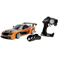 JADA TOYS 253209001 Fast & Furious RC Drift Mazda RX-7 1:10 RC Einsteiger Modellauto Elektro Straßenmodell von Jada Toys