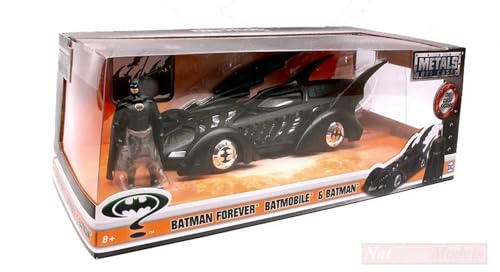 JADA TOYS JADA98036 BATMOBILE "BATMAN FOREVER" & FIGURE 1:24 MODELLINO DIE CAST JADA TOYS JADA98036 BATMOBILE "BATMAN FOREVER" & FIGURE 1:24 MODELLINO DIE CAST von Jada Toys