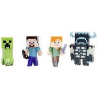 ""JADA TOYS Minecraft 4-Pack 2.5" Figures""""""" von Jada Toys