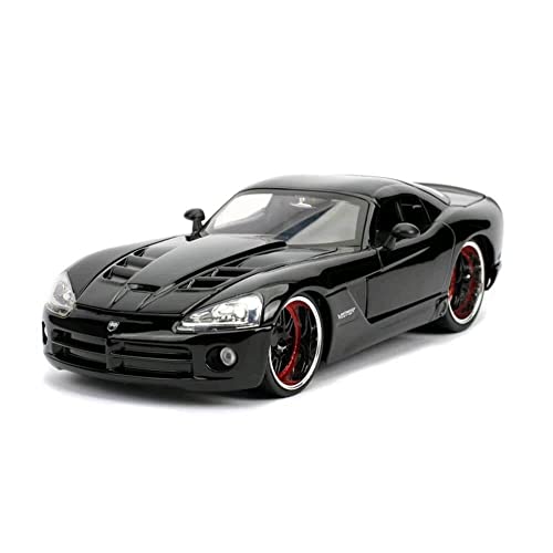 JADA Toys- Dodge 30731BK Miniaturauto Sammlerstück, Schwarz von Jada Toys