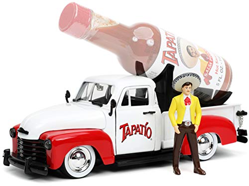 Jada 1:24 Druckguss 1953 Chevy Pickup mit Tapatio Flaschenhalter & Figur Jada 1:24 Druckguss 1953 Chevy Pickup mit Tapatio Flaschenhalter & Figur von Jada Toys