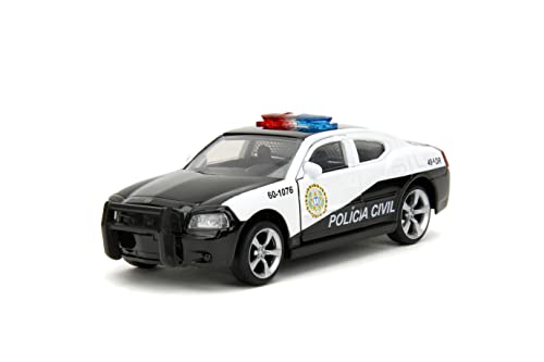 Fast & Furious 1:32 2006 Dodge Charger Polizeiauto Die-Cast Auto, Spielzeug für Kinder und Erwachsene Fast & Furious 1:32 2006 Dodge Charger Polizeiauto Die-Cast Auto, Spielzeug für Kinder und Erwachsene von Jada Toys