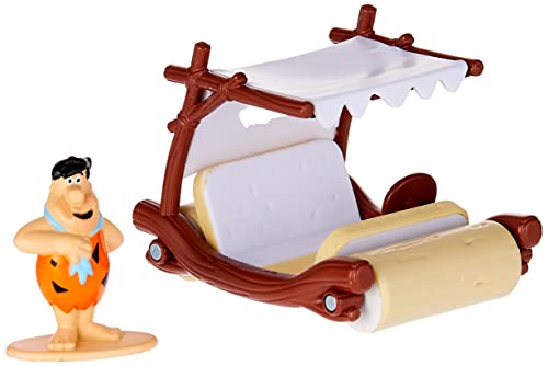 Jada 253253002 Los Picapiedra Familie Feuerstein The Flintstones Vehicle 1:32, Mehrfarbig von Jada