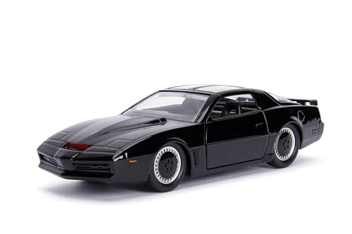 Jada 99799 - 1982 Pontiac Firebird K.I.T.T. Knightrider, zwart, 1:32 Die Cast von Jada