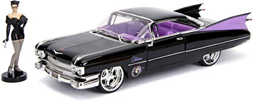 Jada JA30458 1:24 1959 Cadillac w/Catwoman Figur, Multi von Jada Toys