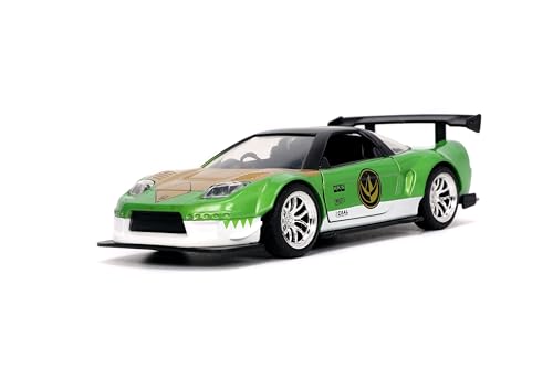 Jada JA32871 1:32 HWR-2002 Honda NSX with Green Figure Power Rangers Collectible Miniature Car, One Size Jada JA32871 1:32 HWR-2002 Honda NSX with Green Figure Power Rangers Collectible Miniature Car, One Size von Jada Toys