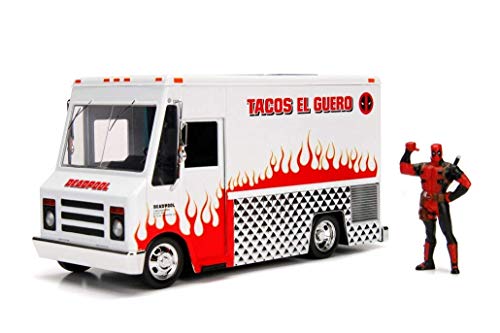 Jada JA99730 1:24 Taco Truck und Deadpool Figur, mehrfarbig Jada JA99730 1:24 Taco Truck und Deadpool Figur, mehrfarbig von Jada Toys