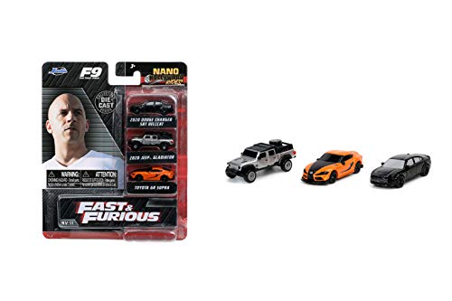 Jada JAN32481 Fast and Furious 3 Auto-Set Fast & Furious Druckgussmodell, JADATOYS Maßstab 1:87, Einheitsgröße Jada JAN32481 Fast and Furious 3 Auto-Set Fast & Furious Druckgussmodell, JADATOYS Maßstab 1:87, Einheitsgröße von Jada Toys