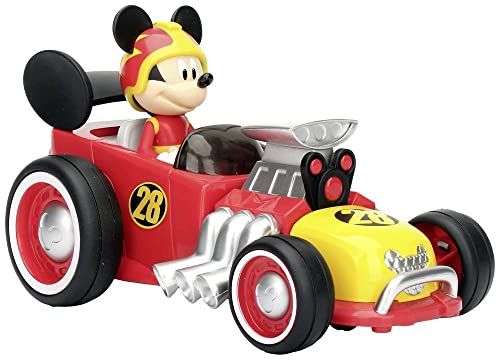 Jada Toys 253074005 Mickey Roadster Racer, 19 cm, Infrarot-Steuerung, geeignet ab 3 Jahren, Mickey Mouse Spielzeug von Jada