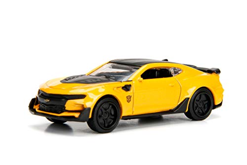Jada 253112000 Toys Transformers Spielzeugauto, Bumblebee oder Optimus Prime, 2 Verschiedene Versionen, zufällige Auswahl, Lieferung: 1 Stück, ab 3 Jahren von Jada