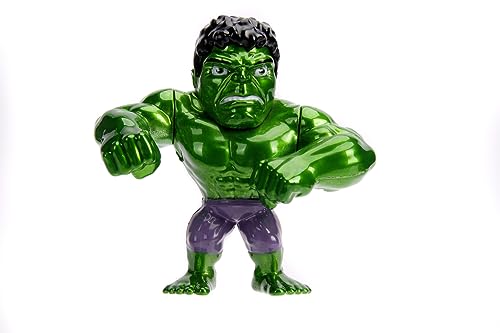 Jada Toys Marvel Hulk Figur aus Druckguss, 10 cm, grün metallic von Jada Toys